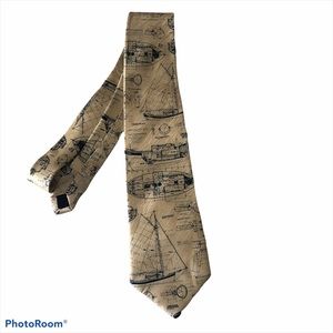 Tie Obsessed Silk Nautical Handmade Tie